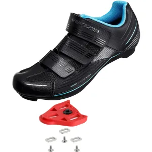 Venzo Bike Bicycle Women's Road Cycling Riding Shoes - Compatible with Peloton LOOK Delta & for Shimano SPD-SL - Perfect for Indoor Road Racing & Indoor Exercise Bikes 41