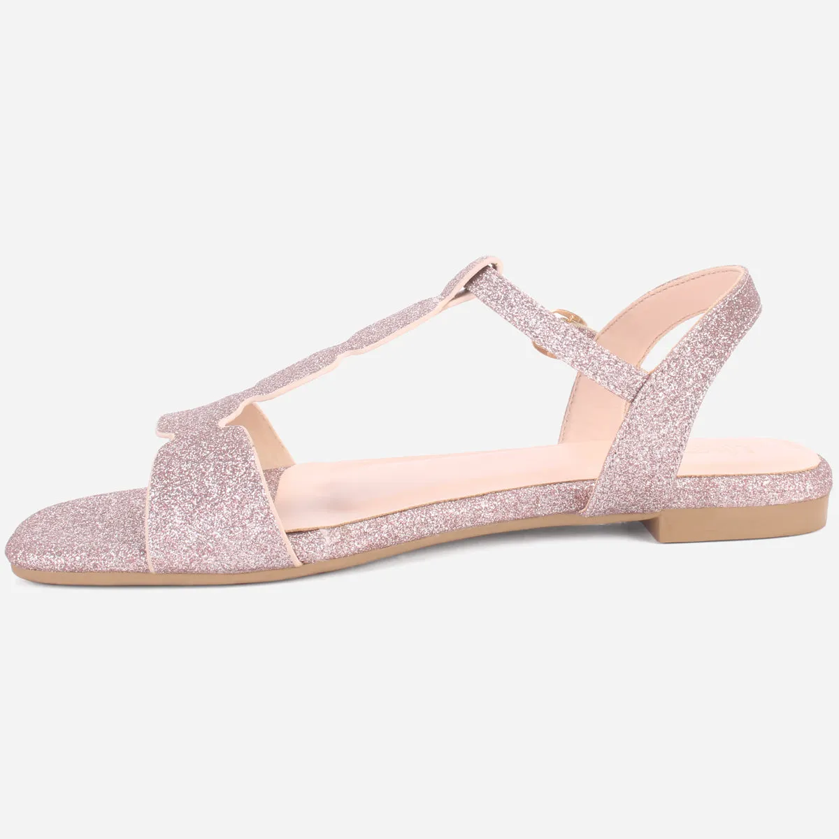 Womens "BENNU" Shimmery Summer Sandals